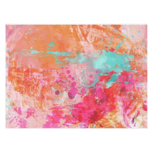 Farbspritzen Tischdecke (Vorderseite (Horizontal))