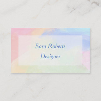 Farbspritzen Visitenkarte