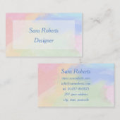 Farbspritzen Visitenkarte (Vorne/Hinten)