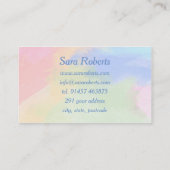 Farbspritzen Visitenkarte (Rückseite)