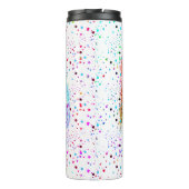 Farbspritzer Schmetterling Thermalwäscher Thermosbecher (Rückseite)