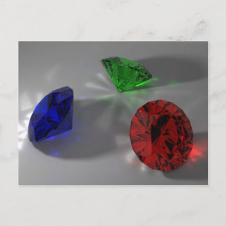 Farbsteine Postkarte