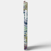 Farbsteine und Spritzer aus Hammerglas Case-Mate iPhone Hülle (Rückseite / Links)