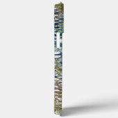 Farbsteine und Spritzer aus Hammerglas Case-Mate iPhone Hülle (Rückseite / Rechts)