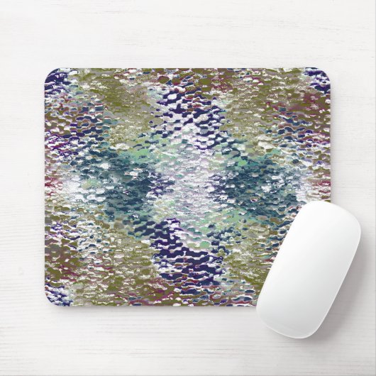 Farbsteine und Spritzer aus Hammerglas Mousepad (Mit Mouse)