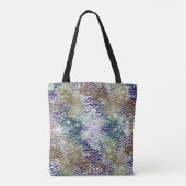 Farbsteine und Spritzer aus Hammerglas Tasche (Rückseite)