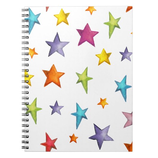 Farbsterne Notizblock (Vorderseite)