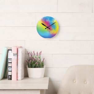 Farbstich Runde Wanduhr