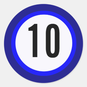 Farbsticker Runder Aufkleber