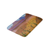 Farbstift für Wüstenträume Zeichnend Badematte (Schrägansicht)