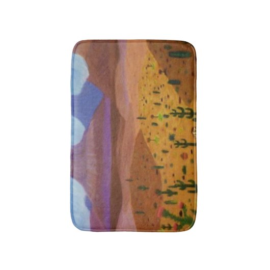 Farbstift für Wüstenträume Zeichnend Badematte (Vorderseite Vertikal)