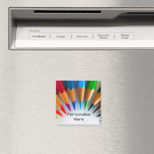 Farbstift-Lehrer Künstler Magnet niedlich farbenfr (In Situ (Geschirrspüler))