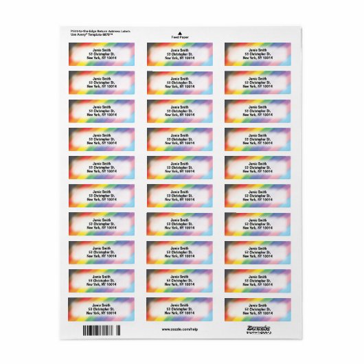 Farbstift mit weichem Regenbogen (Vorne)