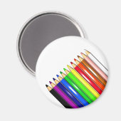 Farbstift-Stifte Magnet (Vorderseite/Rückseite)