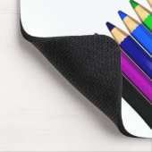 Farbstift-Stifte Mousepad (Ecke)