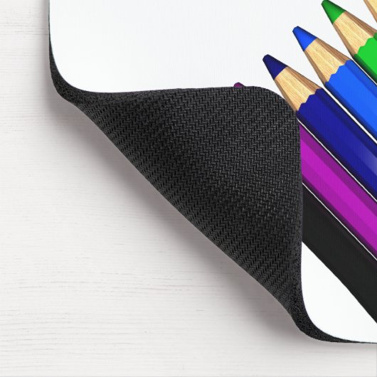 Farbstift-Stifte Mousepad (Ecke)