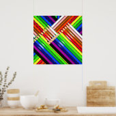 Farbstift-Stifte Poster (Küche)