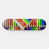 Farbstift-Stifte Skateboard (Horizontal)