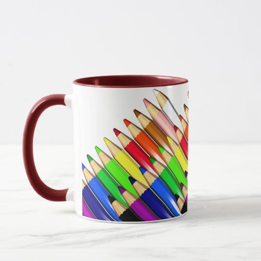 Farbstift-Stifte Tasse (Links)