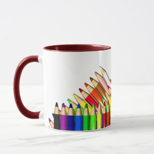 Farbstift-Stifte Tasse