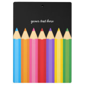 Farbstift * Wählen Sie Ihre Hintergrundfarbe Klemmbrett (Rückseite)