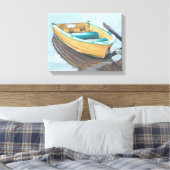 Farbstift Zeichnend Gelbboot Leinwanddruck (Insitu (Schlafzimmer))