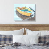Farbstift Zeichnend Gelbboot Leinwanddruck (Insitu (Schlafzimmer))