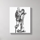 Farbstift zeichnend Leinwand (Vorderseite)