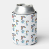 Farbstiftdolphinmuster Dosenkühler (Kanne Vorderseite)