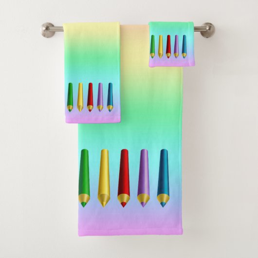 Farbstifte Badhandtuch Set (Insitu)