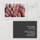 Farbstifte (begrenzt) visitenkarte (Vorne/Hinten)