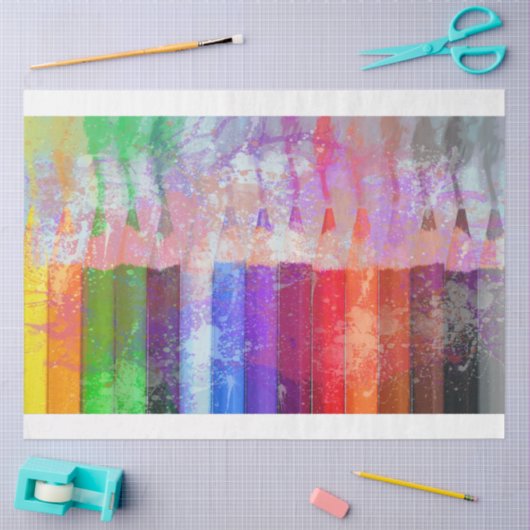 Farbstifte der Fine Art Decoupage 20x30 Seidenpapier (Basteln)