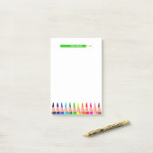 Farbstifte für Lehrer Post-it Klebezettel (Auf Schreibtisch)