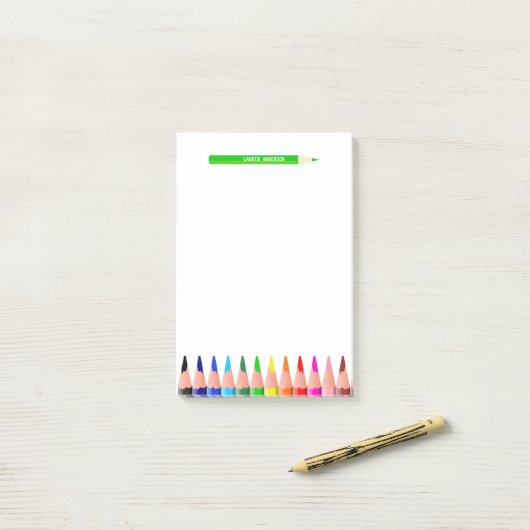Farbstifte für Lehrer Post-it Klebezettel (Auf Schreibtisch)