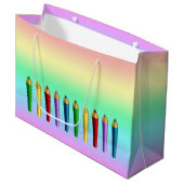 Farbstifte Große Geschenktüte (Vorderseite Schrägansicht)