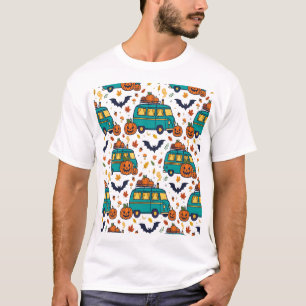 Farbstifte Herz Lehrer Muster T-Shirt