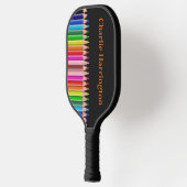 Farbstifte individuelle Name Pickleball Schläger (Links)