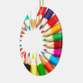 Farbstifte Keramikornament (Links)