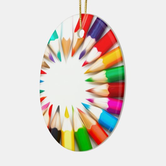 Farbstifte Keramikornament (Links)