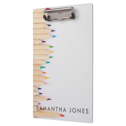 Farbstifte niedlich zurück zur Schule Klemmbrett (Links)
