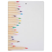 Farbstifte niedlich zurück zur Schule Klemmbrett (Rückseite)