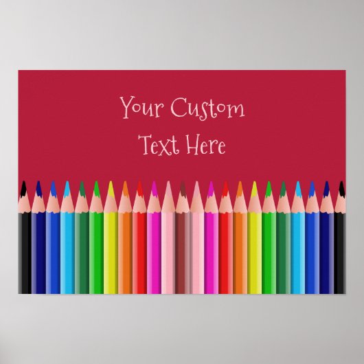 Farbstifte Poster (Vorne)