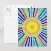 Farbstifte Postkarte (Vorne/Hinten)