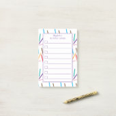 Farbstifte Rahmen Lehrer für Post-It-Notizen Post-it Klebezettel (Auf Schreibtisch)