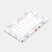 Farbstifte Rahmen Lehrer für Post-It-Notizen Post-it Klebezettel (angewinkelt)