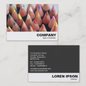 Farbstifte Visitenkarte (Vorne/Hinten)