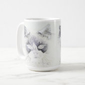 Farbstiftskizze Kaffeetasse (Vorderseite Links)