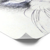 Farbstiftskizze Poster (Ecke)