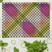 Farbstil von Ipanema in wiederholten Tasten und Fo Geschirrtuch (Gefaltet)