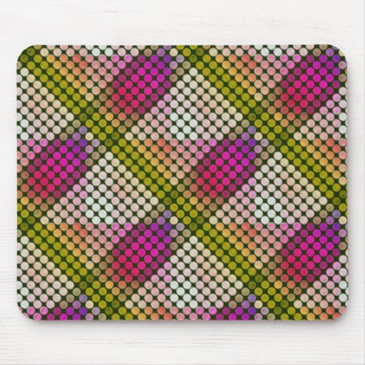 Farbstil von Ipanema in wiederholten Tasten und Fo Mousepad (Vorne)